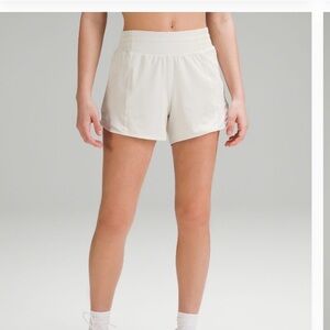 LuLuLemon hotty hot high rise 4inch lined shorts